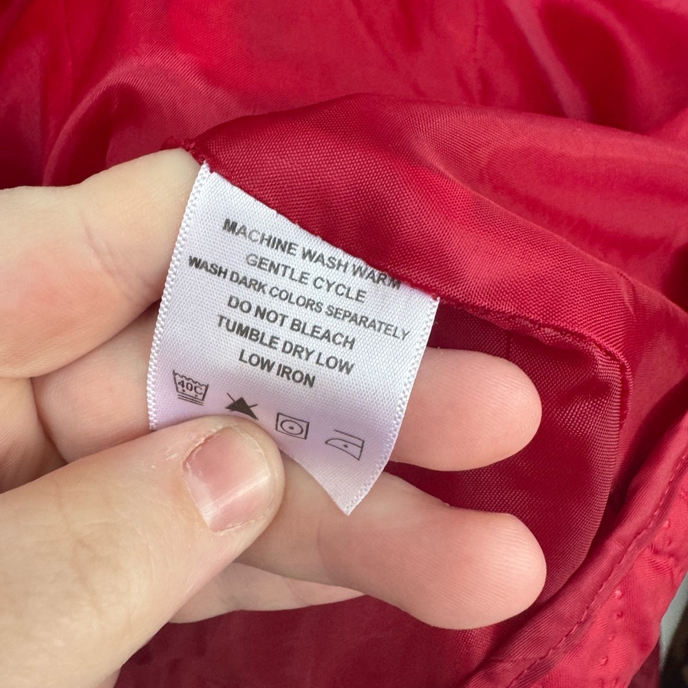 Chic Red Quilted Puffer Jacket - image 10